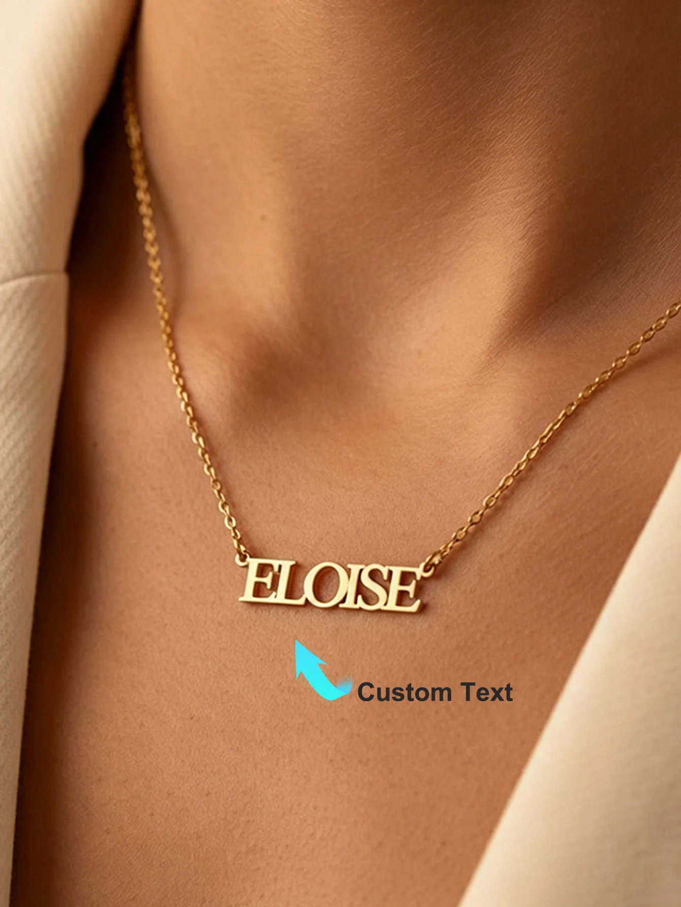 Custom Name Necklaces For Women Gold Plated Stainless Steel Personalized Name Necklace Engagement Wedding Christmas Jewelry Gift
Custom Name Necklaces For Women Gold Plated Stainless Steel Personalized Name Necklace Engagement Wedding Christmas Jewelry Gift