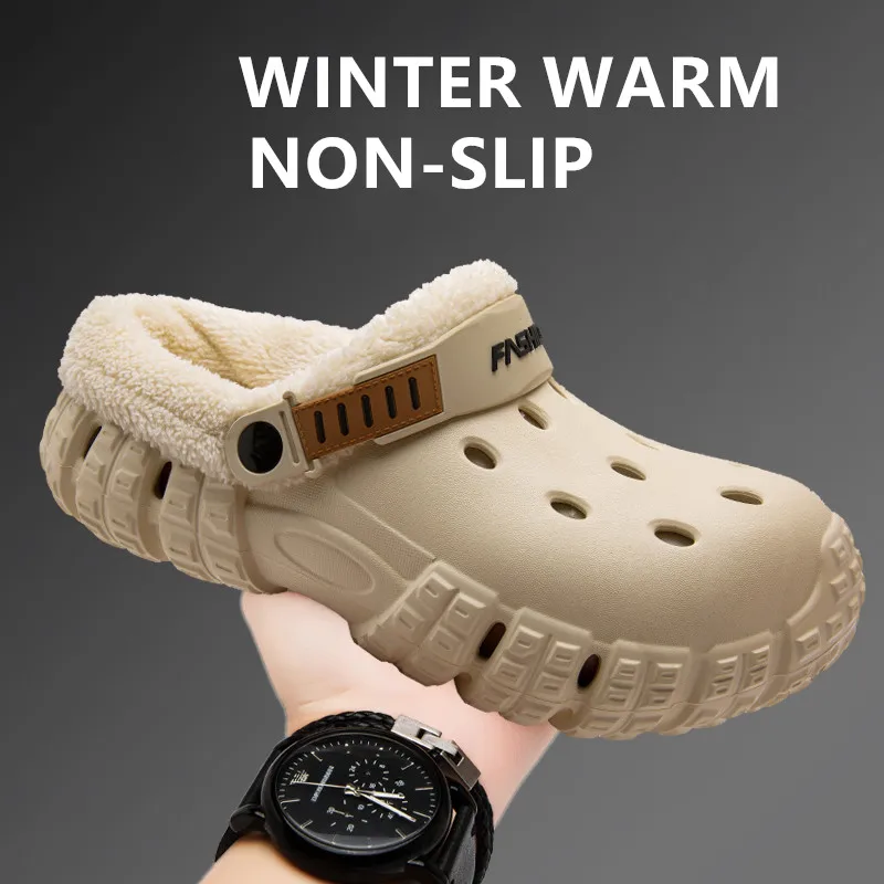 New Fashion Warm Plush Couple Slippers Winter Men Slippers Indoor Outdoor Non-slip Men's Cotton Shoes Thick Soled Garden Shoes
New Fashion Warm Plush Couple Slippers Winter Men Slippers Indoor Outdoor Non-slip Men's Cotton Shoes Thick Soled Garden Shoes
