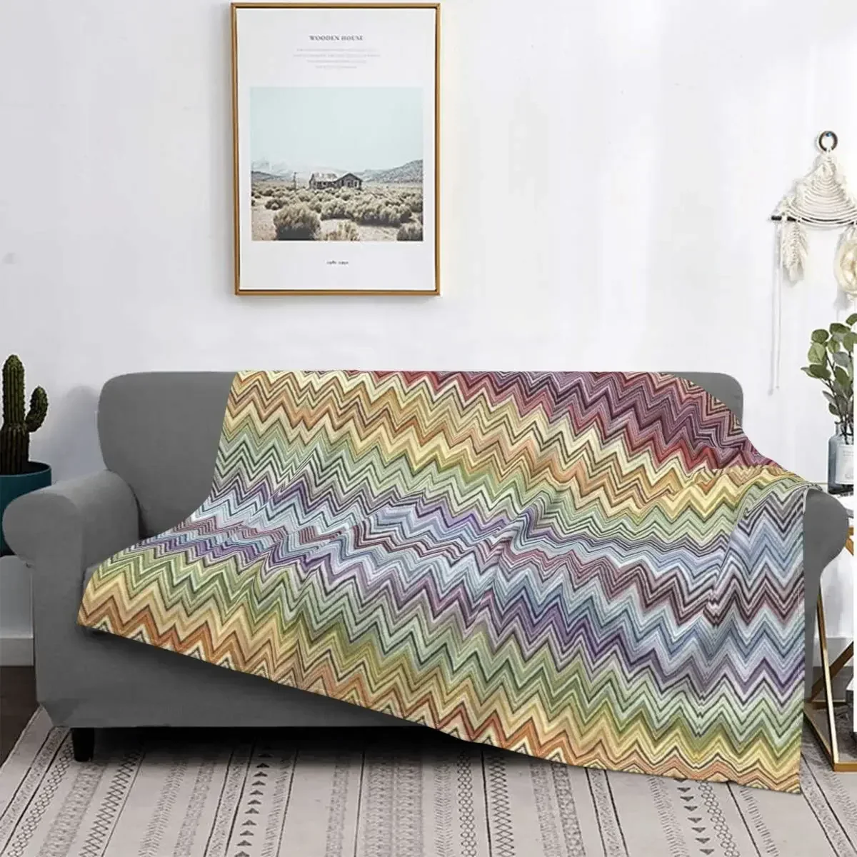 3d Print Blanket Boho Chic Modern Zigzag Blanket Breathable Soft Warm Flannel Autumn Geometric Multicolor Throw Couch Blanket
3d Print Blanket Boho Chic Modern Zigzag Blanket Breathable Soft Warm Flannel Autumn Geometric Multicolor Throw Couch Blanket