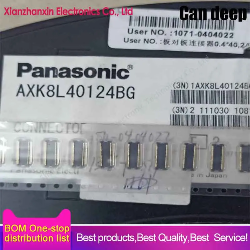 10pcs/lot AXK8L40124BG 0.4mmspacing 40PAnd threatening the board connector spot
10pcs/lot AXK8L40124BG 0.4mmspacing 40PAnd threatening the board connector spot