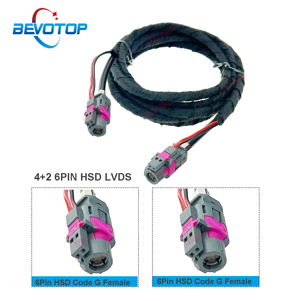 Кабель BEVOTOP 4 + 2 6Pin HSD LVDS, высокоскоростная линия передачи данных, ЧПУ, гнездо-гнездо
Кабель BEVOTOP 4 + 2 6Pin HSD LVDS, высокоскоростная линия передачи данных, ЧПУ, гнездо-гнездо