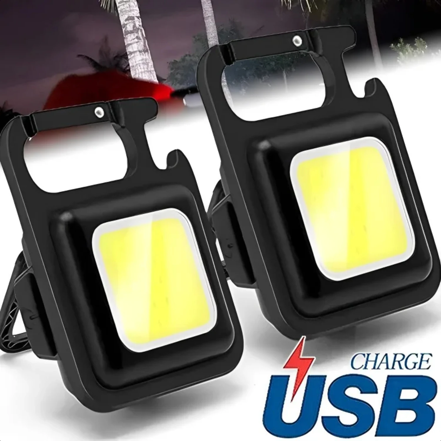 Mini Keychain Flashlights Multifunctional Portable COB Work Light USB Charging Camping Lamp Outdoor Torch Fishing Lantern
Mini Keychain Flashlights Multifunctional Portable COB Work Light USB Charging Camping Lamp Outdoor Torch Fishing Lantern
