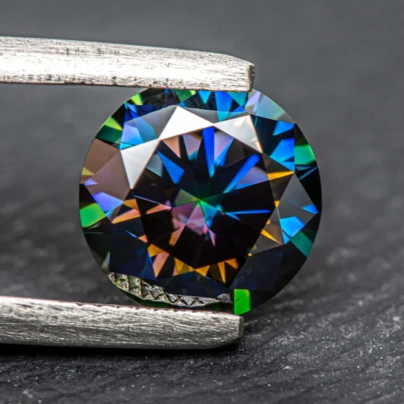 Moissanite Stone Round Cut Multiple Colors Available Gemstone Beads For DIY Ring Necklace Earrings Materials With Certificate
Moissanite Stone Round Cut Multiple Colors Available Gemstone Beads For DIY Ring Necklace Earrings Materials With Certificate