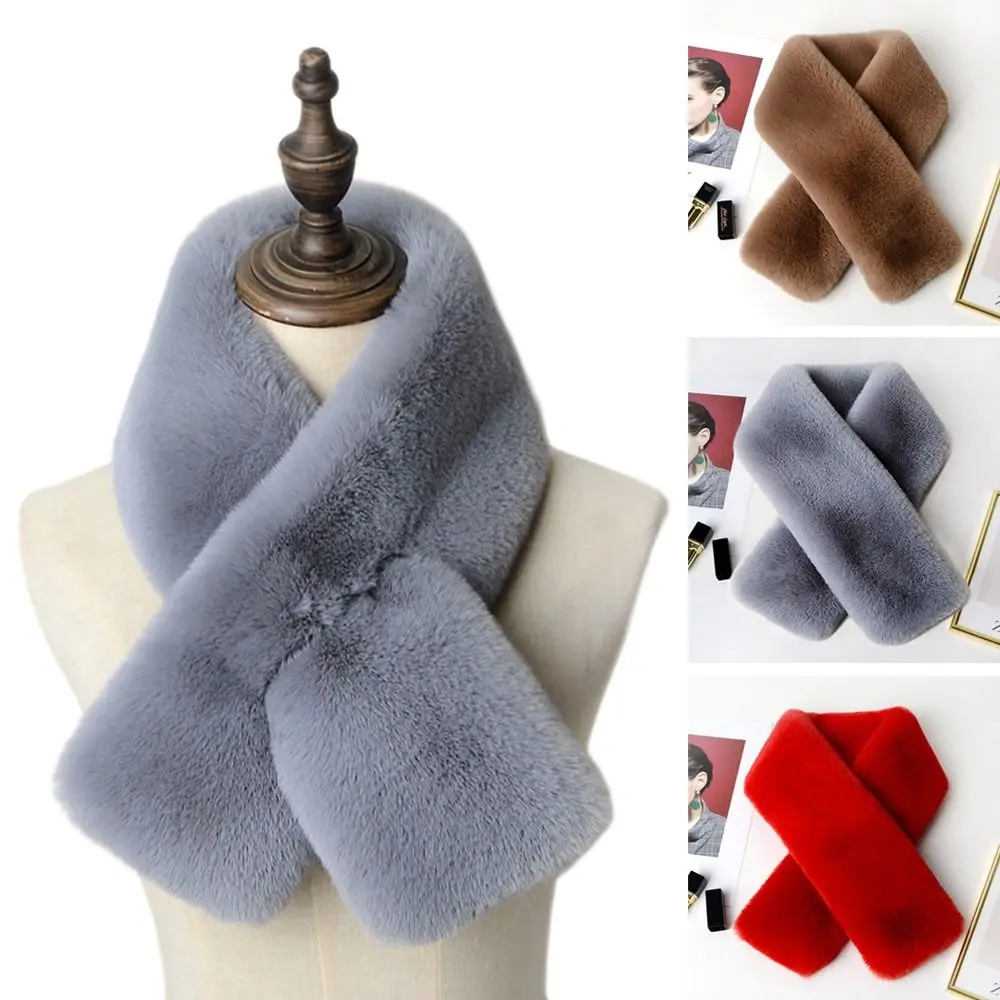 Neckerchief Wrap Winter Warm Solid Color Cross Scarf Thicken Faux Rabbit Fur Neck Cross Scarf Faux Rabbit Fur Scarf Women
Neckerchief Wrap Winter Warm Solid Color Cross Scarf Thicken Faux Rabbit Fur Neck Cross Scarf Faux Rabbit Fur Scarf Women