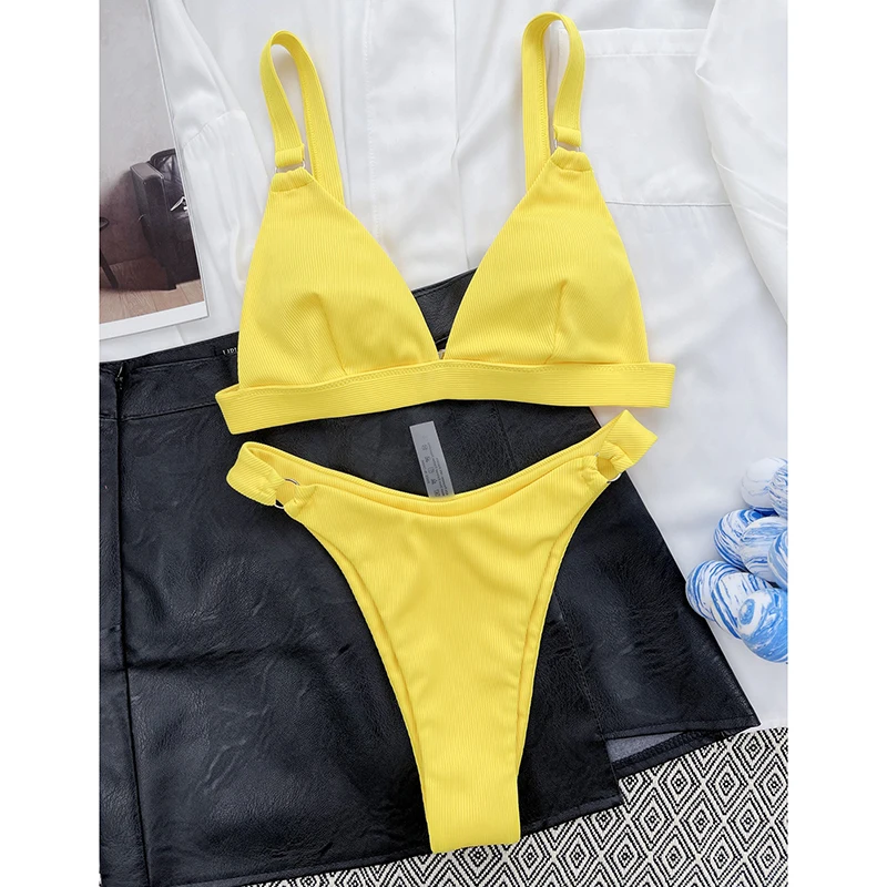 Bikini Set Bathing Suit Women Sexy Triangle Suspender G-string Split Swimwear 2025 New Casual Beach Bikini Swimsuit 2 Piece Sets
Bikini Set Bathing Suit Women Sexy Triangle Suspender G-string Split Swimwear 2025 New Casual Beach Bikini Swimsuit 2 Piece Sets