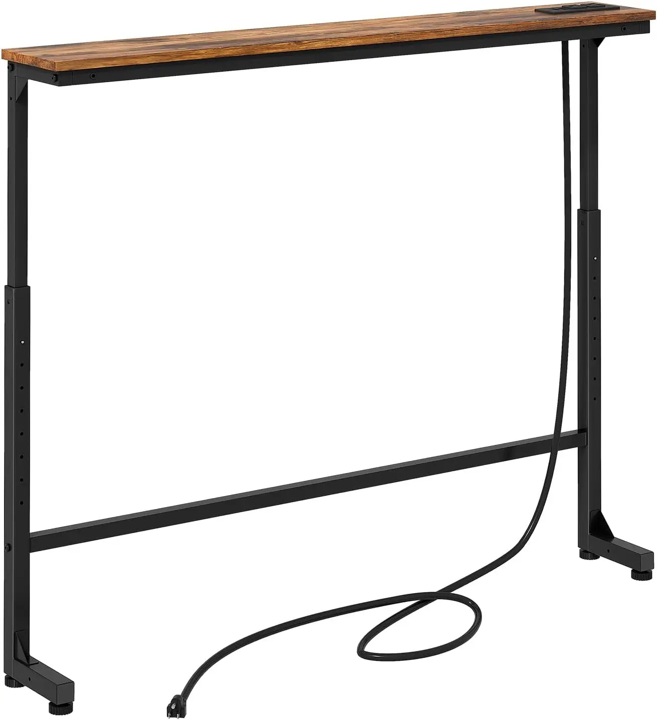 Narrow Console Table Behind Sofa with Adjustable Height (25'-33') & Power Outlets, Small Entryway Table, 5.9' D x 39.4' L
Narrow Console Table Behind Sofa with Adjustable Height (25'-33') & Power Outlets, Small Entryway Table, 5.9' D x 39.4' L