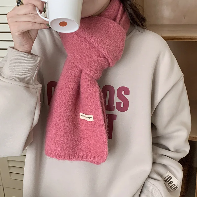 Winter Thicken Warm Scarf Long Shawl Wool Scarves Warm Scarf Solid Color Korean Style Scarves Winter Cashmere Scarves Student
Winter Thicken Warm Scarf Long Shawl Wool Scarves Warm Scarf Solid Color Korean Style Scarves Winter Cashmere Scarves Student