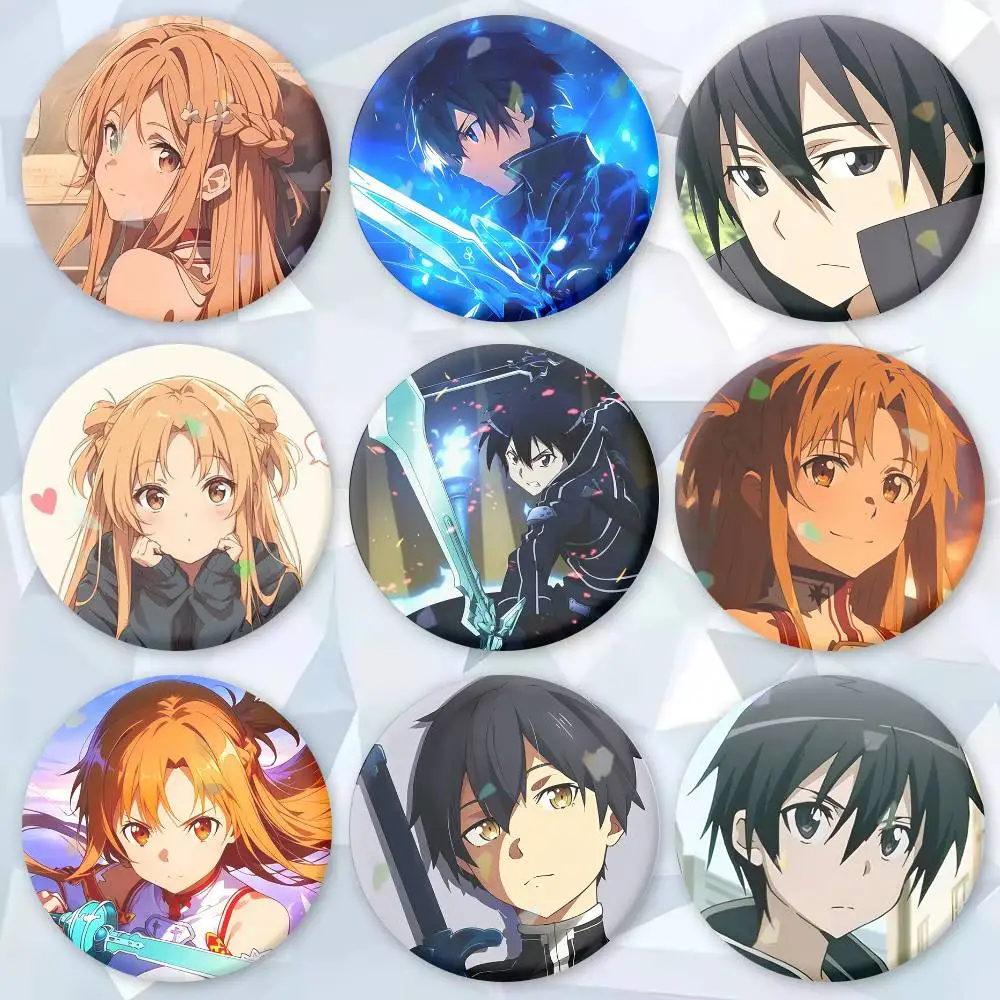 Anime SAO S-Sword Art Online Brooches Cartoon Badge Pins Backpack Hat Accessories Friend Gift
Anime SAO S-Sword Art Online Brooches Cartoon Badge Pins Backpack Hat Accessories Friend Gift
