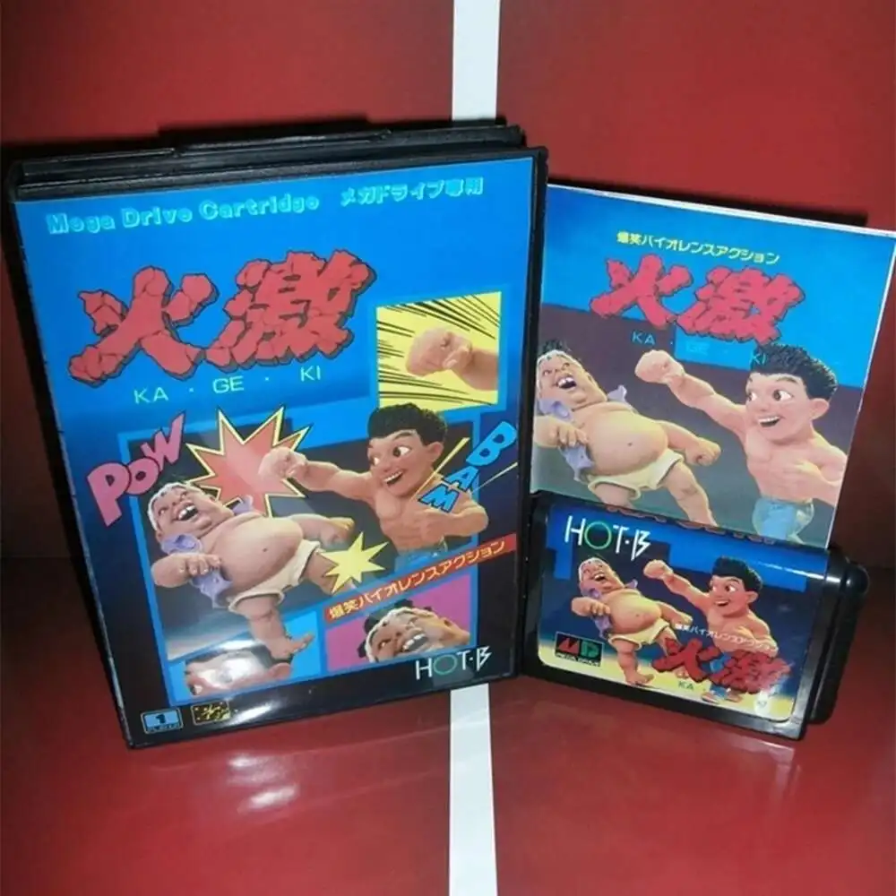 Kageki с коробкой и руководством для 16-битной игровой картриджа Sega MD System Megadrive Genesis
Kageki с коробкой и руководством для 16-битной игровой картриджа Sega MD System Megadrive Genesis