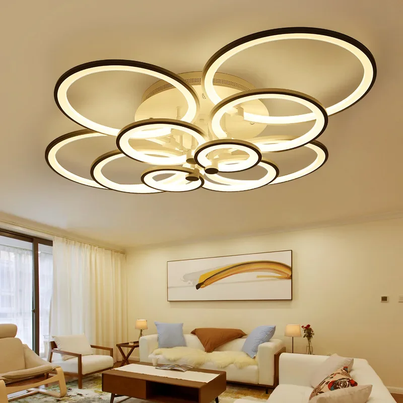 Circle Rings Acrylic LED Ceiling Lights Modern Luxury Home Decoration Light Nordic Room Decor Living Room Bedroom Ceiling Lamps
Circle Rings Acrylic LED Ceiling Lights Modern Luxury Home Decoration Light Nordic Room Decor Living Room Bedroom Ceiling Lamps