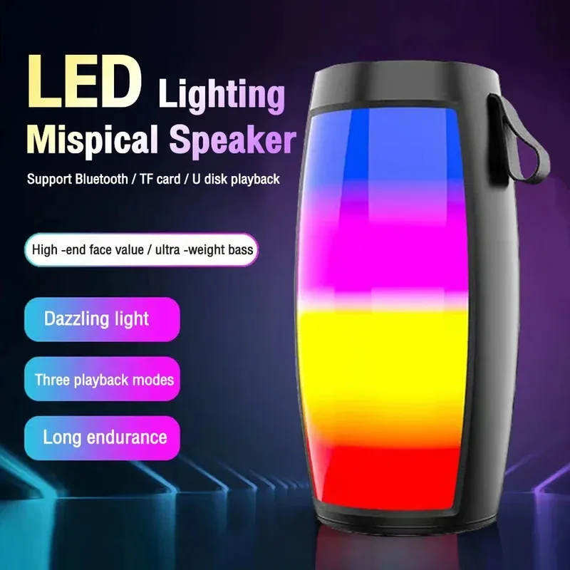 2026New Portable Bluetooth Speakers LED Lights Loudspeaker Outdoor SupportsTF Car Audio Gift Wireless Sound Box
2026New Portable Bluetooth Speakers LED Lights Loudspeaker Outdoor SupportsTF Car Audio Gift Wireless Sound Box