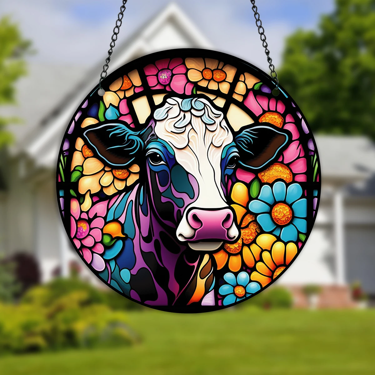 1PC Decorative Cow Acrylic Hanging Sign Wall Pediments Wall Plaque for Door Home Window Porch Decor
1PC Decorative Cow Acrylic Hanging Sign Wall Pediments Wall Plaque for Door Home Window Porch Decor