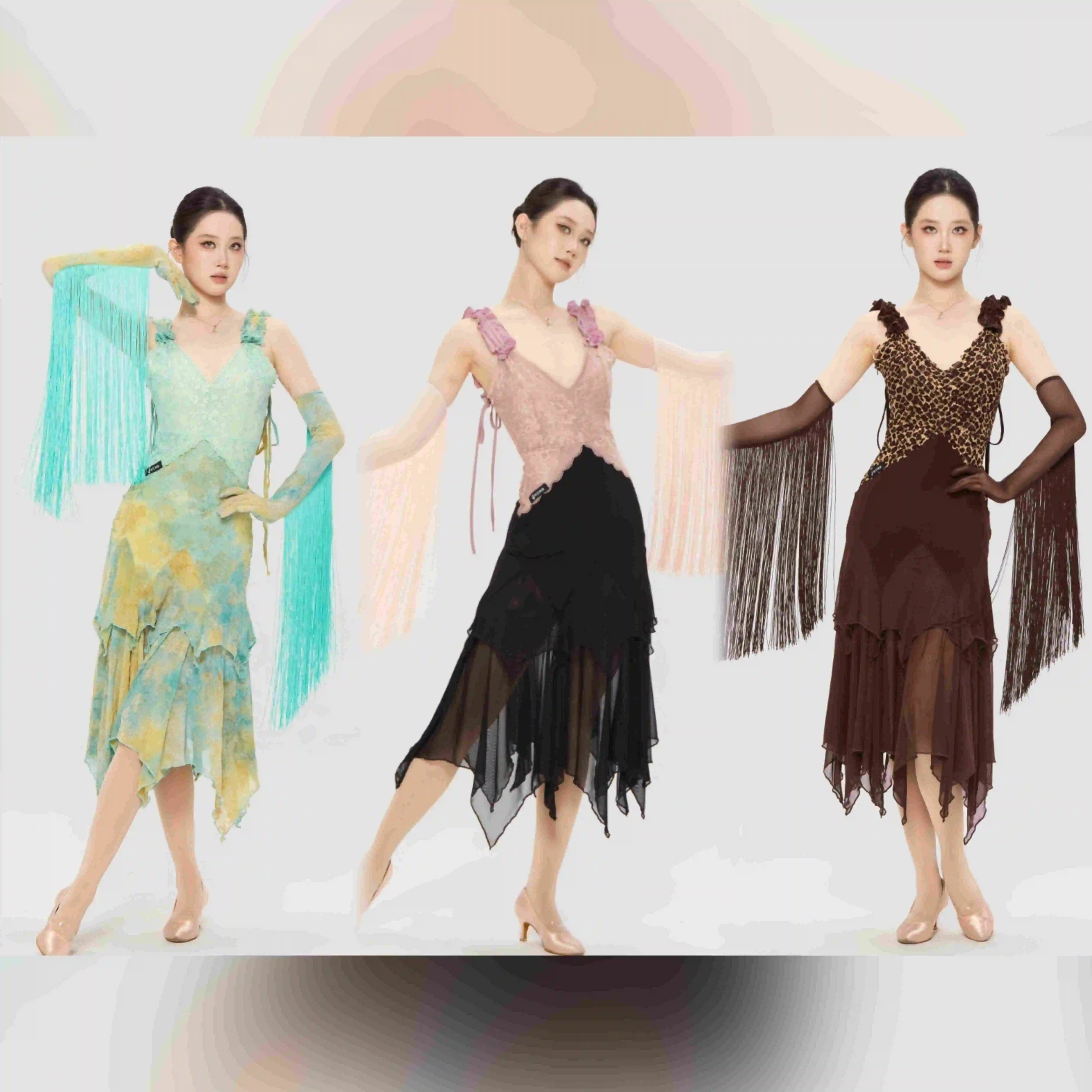New Waltz Dance Dress Ballroom Dance Competition Clothing Floral Long Dress Tassel Gloves Tango Dance Dress Performance Wear
New Waltz Dance Dress Ballroom Dance Competition Clothing Floral Long Dress Tassel Gloves Tango Dance Dress Performance Wear