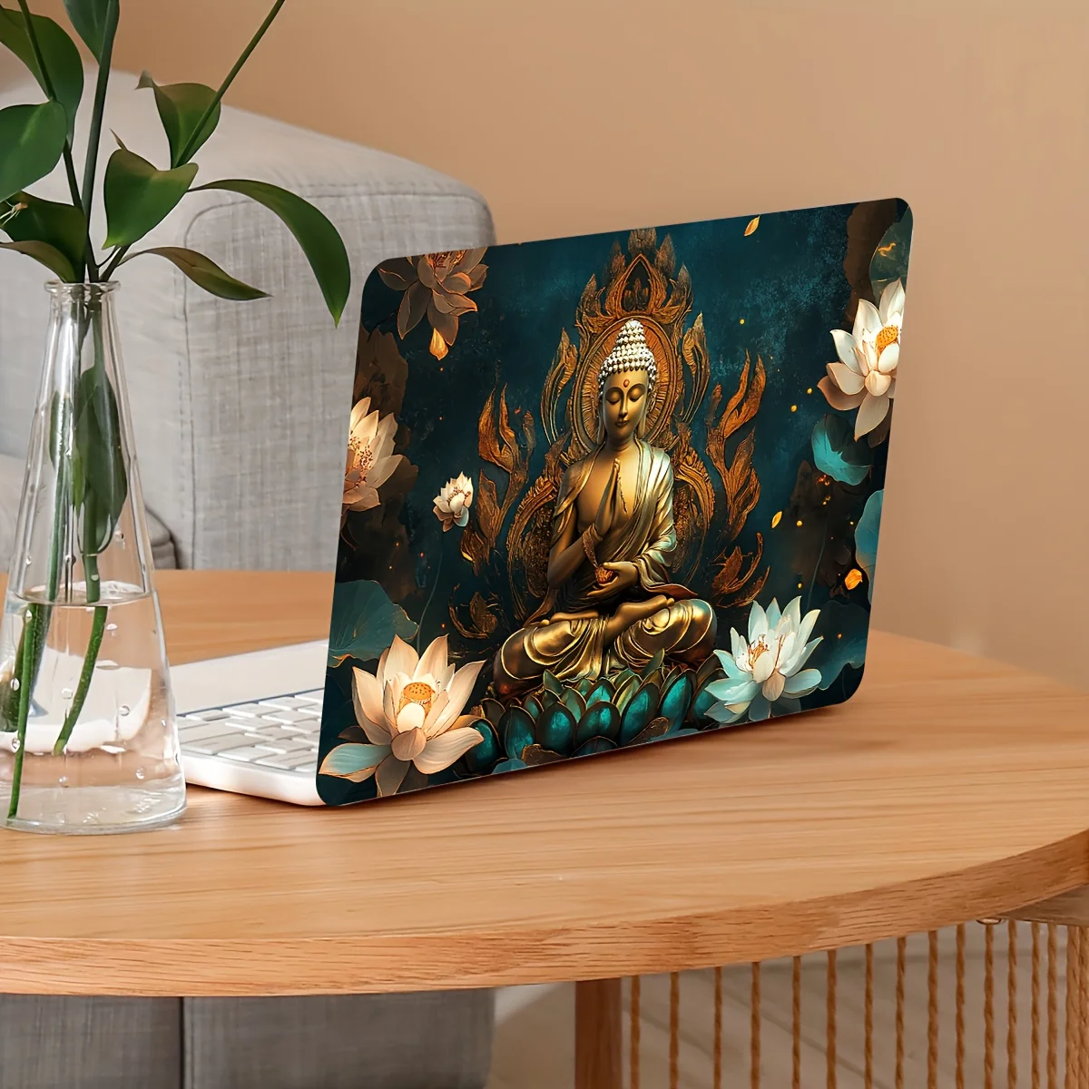 Vinyl Laptop Case Buddha Sticker,2 Pieces/Set, Scratch Resistant DIY Art Case, Non-Reusable Laptop Skin Sticker Decal Waterproof
Vinyl Laptop Case Buddha Sticker,2 Pieces/Set, Scratch Resistant DIY Art Case, Non-Reusable Laptop Skin Sticker Decal Waterproof