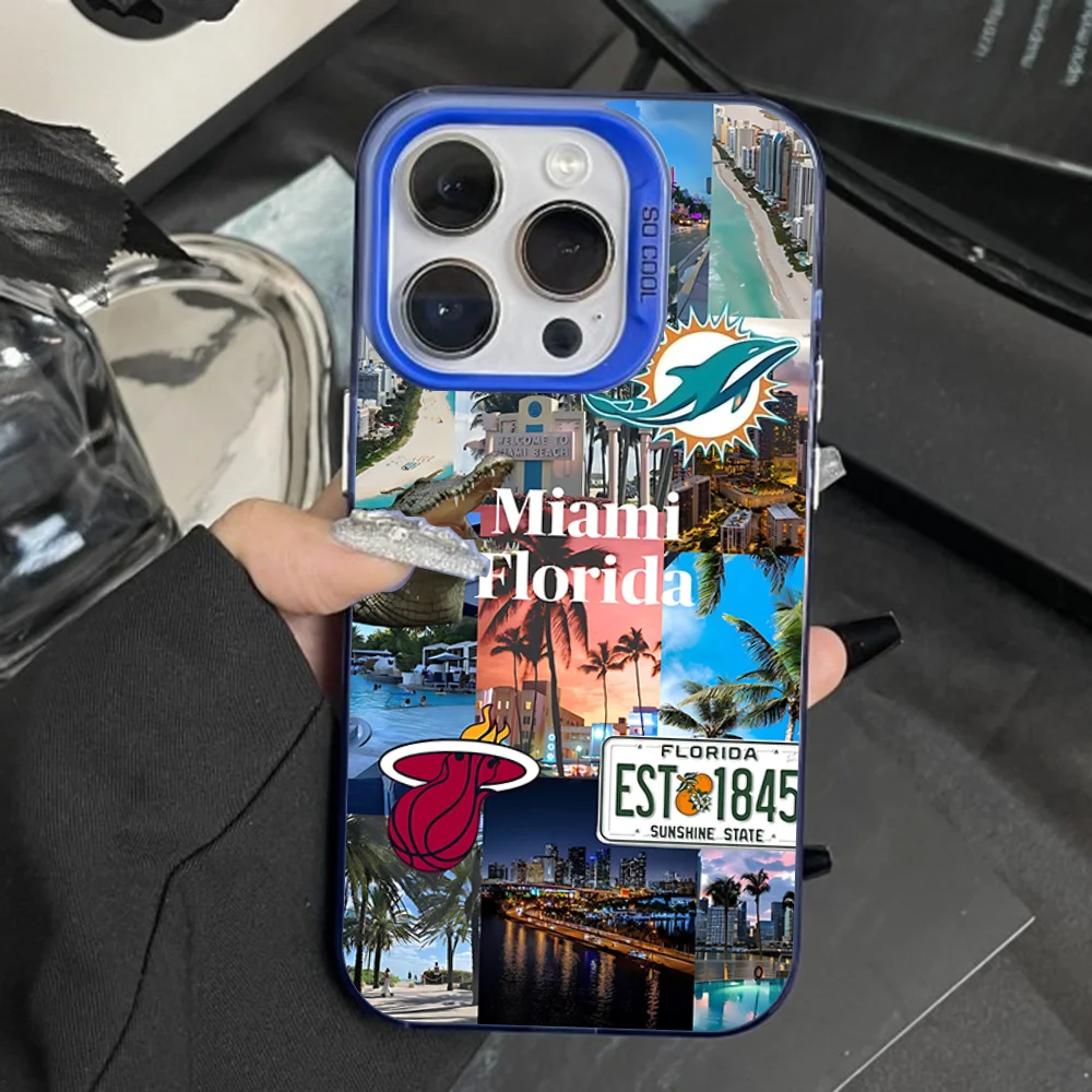 Florida Miami Summer Phone Case For iPhone 16,15,14,13,12,11,Pro,Max,Plus,Mini,XS,SE Anti Fall Blue Matte Hard Bumper
Florida Miami Summer Phone Case For iPhone 16,15,14,13,12,11,Pro,Max,Plus,Mini,XS,SE Anti Fall Blue Matte Hard Bumper