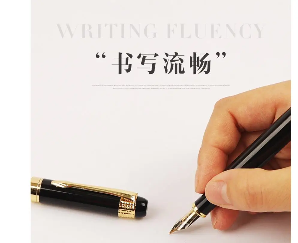Professional Metal Fountain Pen Refillable Ink Sleek Design Smooth Writing for Business Calligraphy Office School
Professional Metal Fountain Pen Refillable Ink Sleek Design Smooth Writing for Business Calligraphy Office School