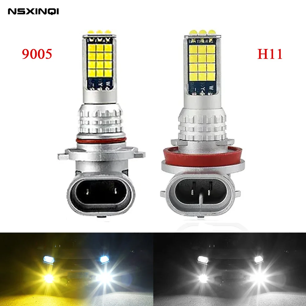 NSXINQI 1Pcs Dual Colors H11 9005/9006 3030 LED Auto Fog Lamp Car Anti Fog Light Bulb Foglamps Yellow White
NSXINQI 1Pcs Dual Colors H11 9005/9006 3030 LED Auto Fog Lamp Car Anti Fog Light Bulb Foglamps Yellow White