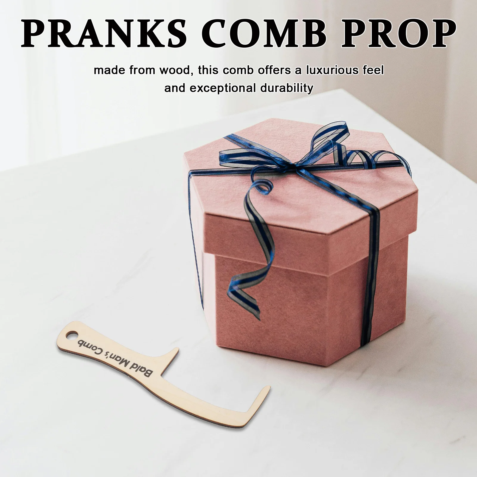 Wood Bald Man Grooming Large Wide Tooth Comb Gentle Scalp Massager Styling Prank Clown Prop Unique Hair Accessory
Wood Bald Man Grooming Large Wide Tooth Comb Gentle Scalp Massager Styling Prank Clown Prop Unique Hair Accessory