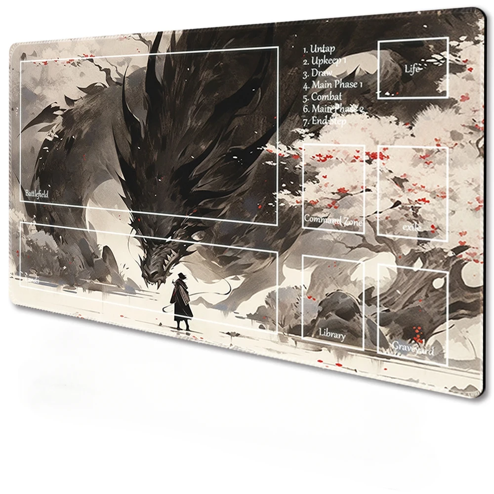 Shadow Dragon mouse pad- Board Game TCG Playmat Table Mat Game Size 60X35 CM Mousepad Compatible for MTG CCG 
Shadow Dragon mouse pad- Board Game TCG Playmat Table Mat Game Size 60X35 CM Mousepad Compatible for MTG CCG
