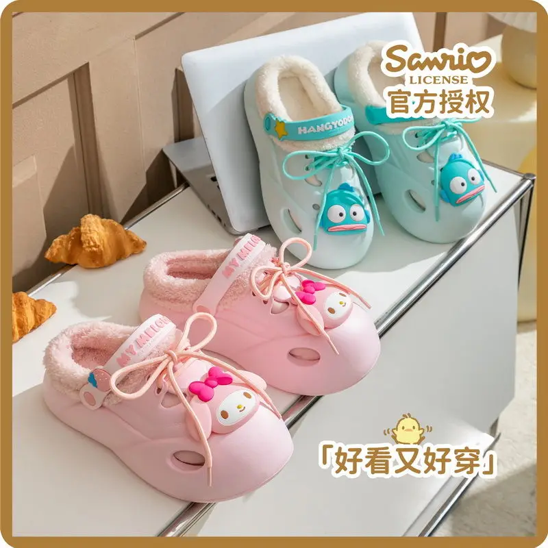 Sanrio Kawaii Kuromi My Melody Anime Winter Cotton Slippers Hangyodon Hello Kitty Cave Shoes Girl Heart Cartoon Cute Warm Gifts
Sanrio Kawaii Kuromi My Melody Anime Winter Cotton Slippers Hangyodon Hello Kitty Cave Shoes Girl Heart Cartoon Cute Warm Gifts