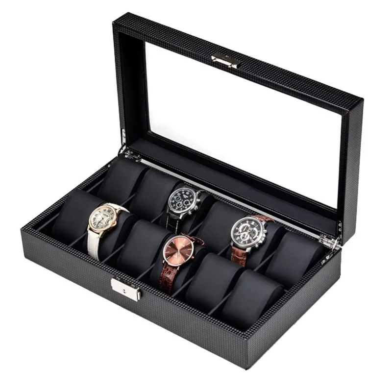 Leather Watch Box Storage Case Transparent Skylight Watch Boxes Organizer Men Mechanical Wrist Watches Display Holder Collection
Leather Watch Box Storage Case Transparent Skylight Watch Boxes Organizer Men Mechanical Wrist Watches Display Holder Collection