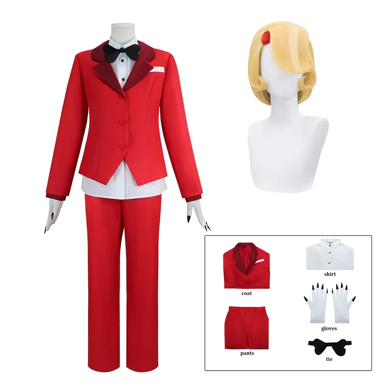 Charlie Morningstar Cosplay Hazbin Cosplay Costume Wig Women Suits Halloween Carnival Party Comic-con Role Play Outfits 2025
Charlie Morningstar Cosplay Hazbin Cosplay Costume Wig Women Suits Halloween Carnival Party Comic-con Role Play Outfits 2025