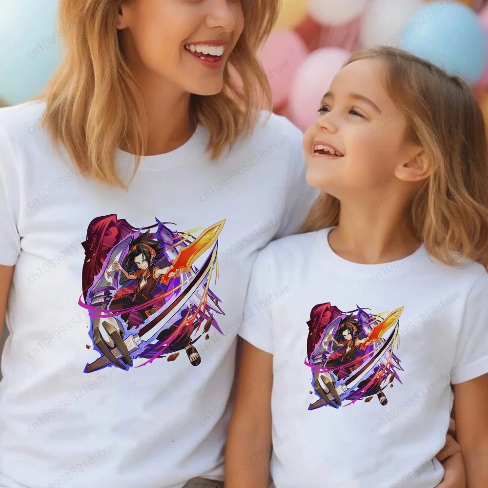 Shaman King Kid Cute White T Shirt for Family Children Short Sleeve Clothing Funny Cartoon Party Top Boys and Girl Tshirt
Shaman King Kid Cute White T Shirt for Family Children Short Sleeve Clothing Funny Cartoon Party Top Boys and Girl Tshirt