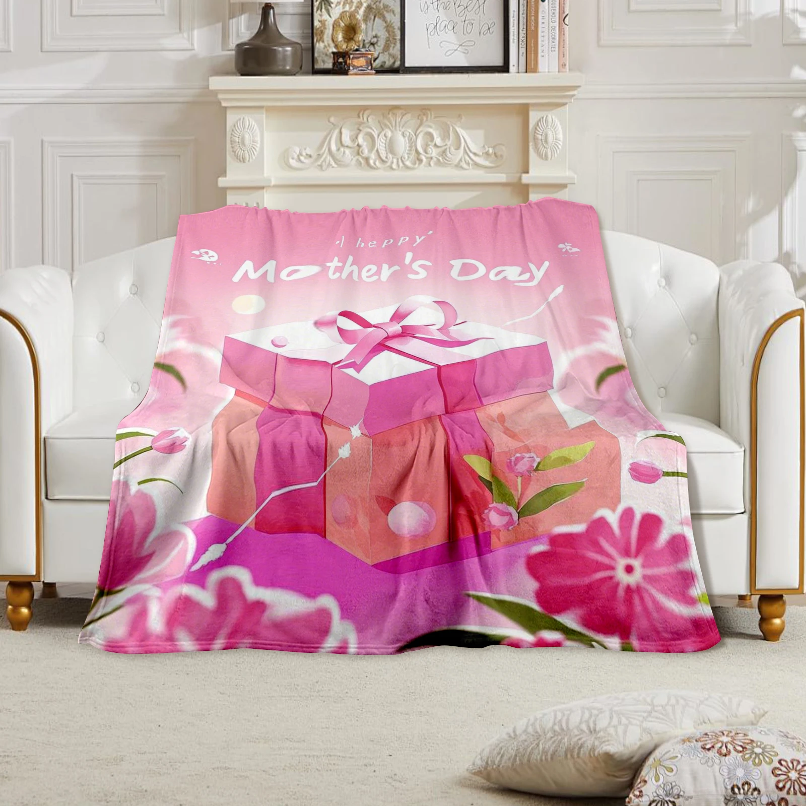 Mother'S Day Memorial Flannel Blanket With Cartoon Gift And Flowers, Soft And Perfect For Family Celebrations
Mother'S Day Memorial Flannel Blanket With Cartoon Gift And Flowers, Soft And Perfect For Family Celebrations