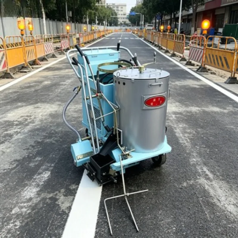 State-of-the-art automatic vibrating road marking machine thermoplastic melting kettle parking lot line striping machine
State-of-the-art automatic vibrating road marking machine thermoplastic melting kettle parking lot line striping machine