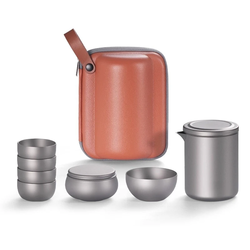 Tea maker Travel double-layer anti-scalding portable outdoor tea camping portable tea set Teacup set
Tea maker Travel double-layer anti-scalding portable outdoor tea camping portable tea set Teacup set