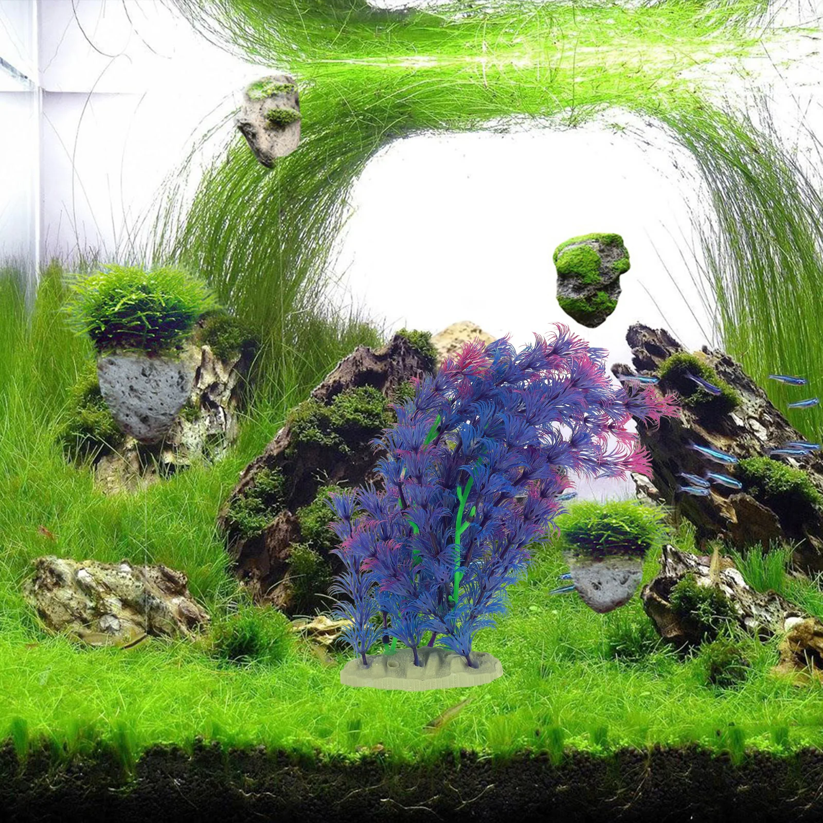 4Pcs Aquarium Simulation Plants Artificial Fish Tank Ornament Plastic Aquatic Plant Landscape Decoration Lifelike Underwater
4Pcs Aquarium Simulation Plants Artificial Fish Tank Ornament Plastic Aquatic Plant Landscape Decoration Lifelike Underwater