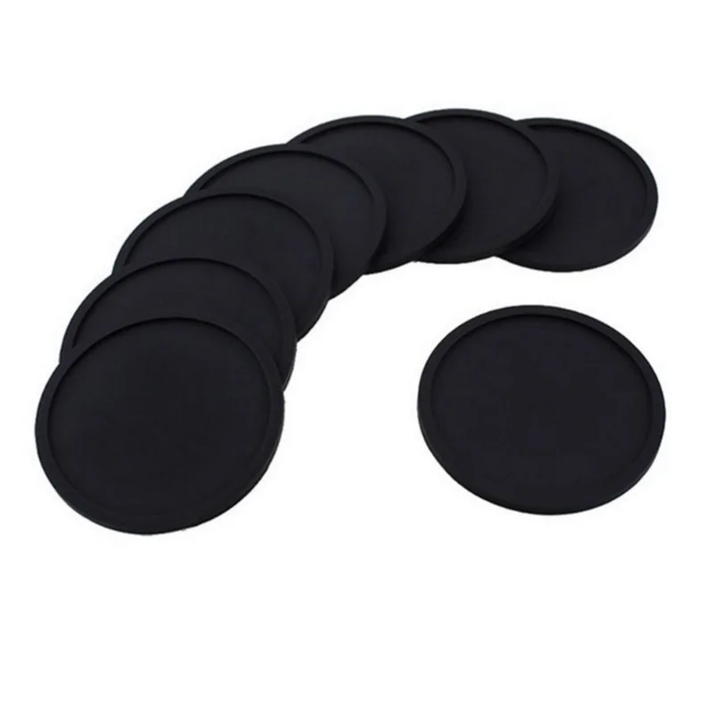 100pcs Circular Thickened Silicone Coaster Creative Soft Rubber Coaster Insulated Tea Coaster
100pcs Circular Thickened Silicone Coaster Creative Soft Rubber Coaster Insulated Tea Coaster