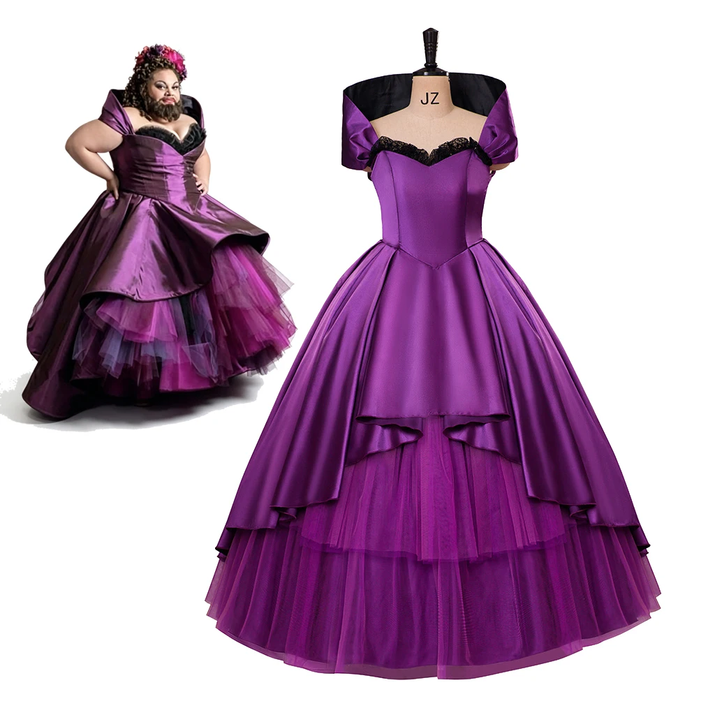 The Greatest Showman Lettie Lutz Cosplay Costume Purple Ball Gown The Bearded Woman Broadway Stage Performan Gown
The Greatest Showman Lettie Lutz Cosplay Costume Purple Ball Gown The Bearded Woman Broadway Stage Performan Gown