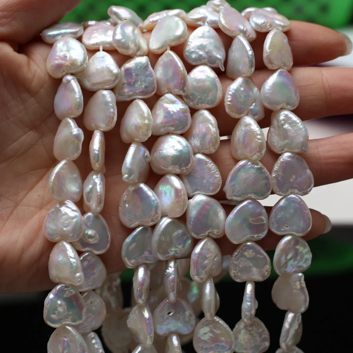 13x13mmAAAAA Blemish-Free Natural Freshwater Pearl Baroque Heart Bead Women Gift Jewelry Make DIY Necklace Bracelet Accessories
13x13mmAAAAA Blemish-Free Natural Freshwater Pearl Baroque Heart Bead Women Gift Jewelry Make DIY Necklace Bracelet Accessories