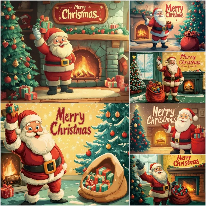 Фон для фотосъемки на тему Рождества: Дед Мороз, камин, подарки, детский день рождения, портретные декорации, фон для фотографий
Фон для фотосъемки на тему Рождества: Дед Мороз, камин, подарки, детский день рождения, портретные декорации, фон для фотографий