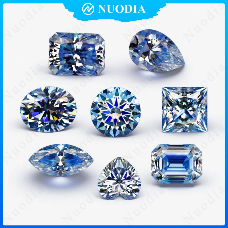 Moissanite Loose Stone Ice Blue Round Pear Emerald Radiant Oval Princess Heart Marquise Cushion Asscher Cut 0.5-5.0CT Jewelry
Moissanite Loose Stone Ice Blue Round Pear Emerald Radiant Oval Princess Heart Marquise Cushion Asscher Cut 0.5-5.0CT Jewelry