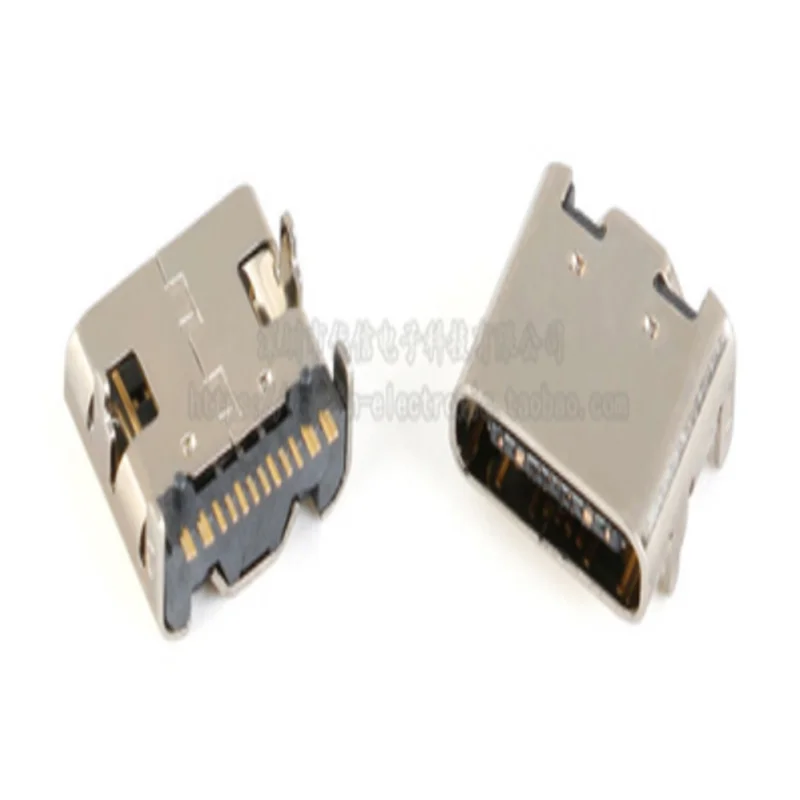 10PCS/lot SMD USB-3.1 socket Type-C female socket 16P HD transmission interface 4 fixed pins two-way
10PCS/lot SMD USB-3.1 socket Type-C female socket 16P HD transmission interface 4 fixed pins two-way