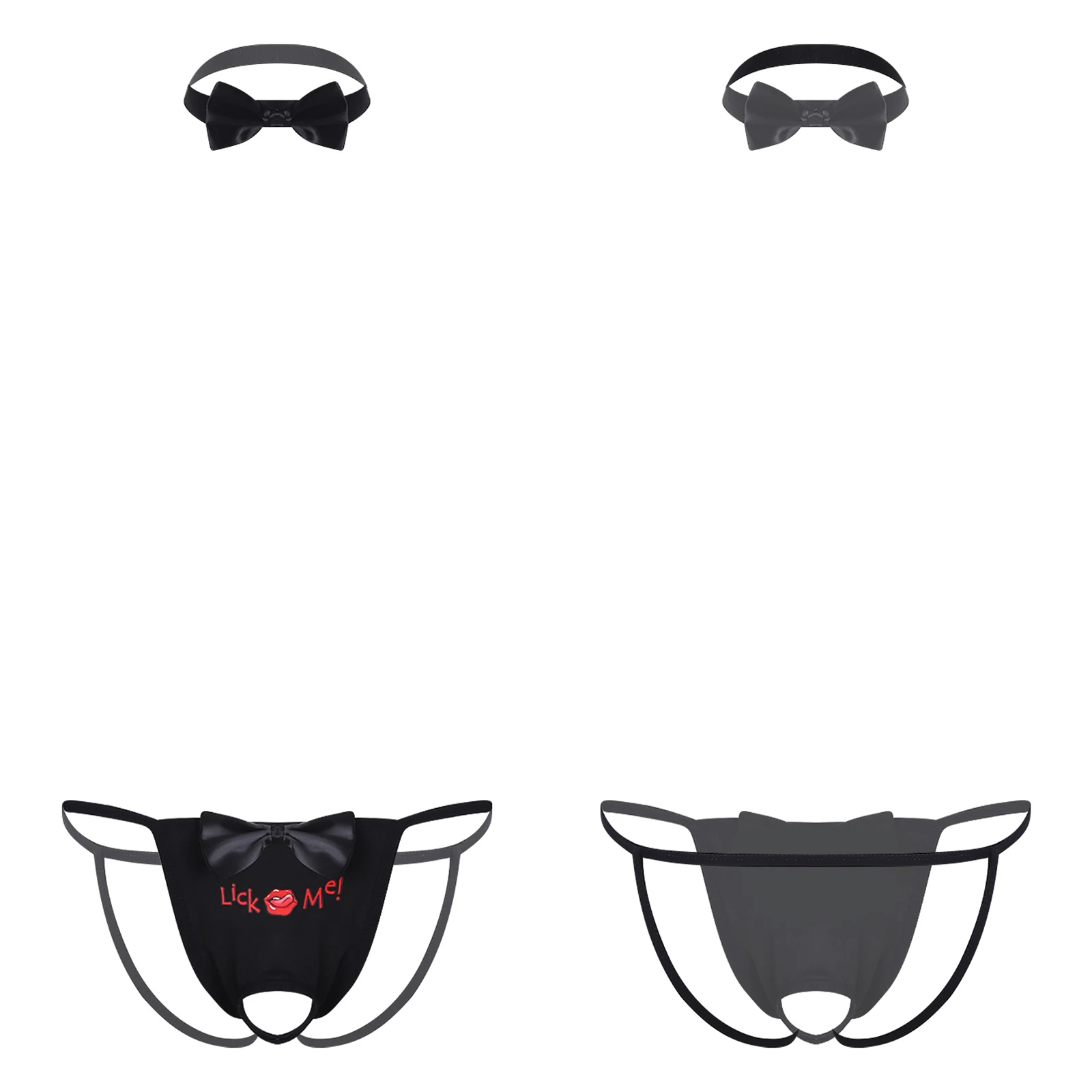 Men Gentleman Lingerie Underwear Couple Games Nightwear Rave Clubwear Sexy Crotchless Open Butt G-string Thongs Briefs with Bow
Men Gentleman Lingerie Underwear Couple Games Nightwear Rave Clubwear Sexy Crotchless Open Butt G-string Thongs Briefs with Bow
