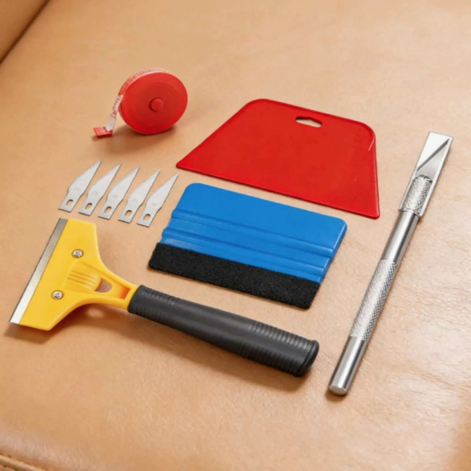 10 Pieces Car Wrap Tool Kit Removes Air Air Pockets Car Vinyl Wrap Application Kit Window Film Tinting Tool Set Precise Cutting
10 Pieces Car Wrap Tool Kit Removes Air Air Pockets Car Vinyl Wrap Application Kit Window Film Tinting Tool Set Precise Cutting