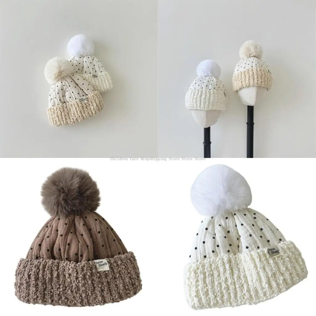 Удобные вязаные пуловеры с помпонами и ушками, теплая шапка для младенцев, зимние головные уборы для детей в возрасте от 0 до 3
Удобные вязаные пуловеры с помпонами и ушками, теплая шапка для младенцев, зимние головные уборы для детей в возрасте от 0 до 3