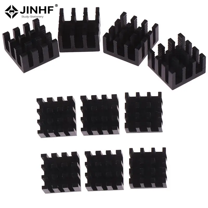 10pcs Computer Cooler Radiator Aluminum Heatsink Heat sink for Electronic Chip Heat dissipation Cooling Pads 14*14*8mm
10pcs Computer Cooler Radiator Aluminum Heatsink Heat sink for Electronic Chip Heat dissipation Cooling Pads 14*14*8mm