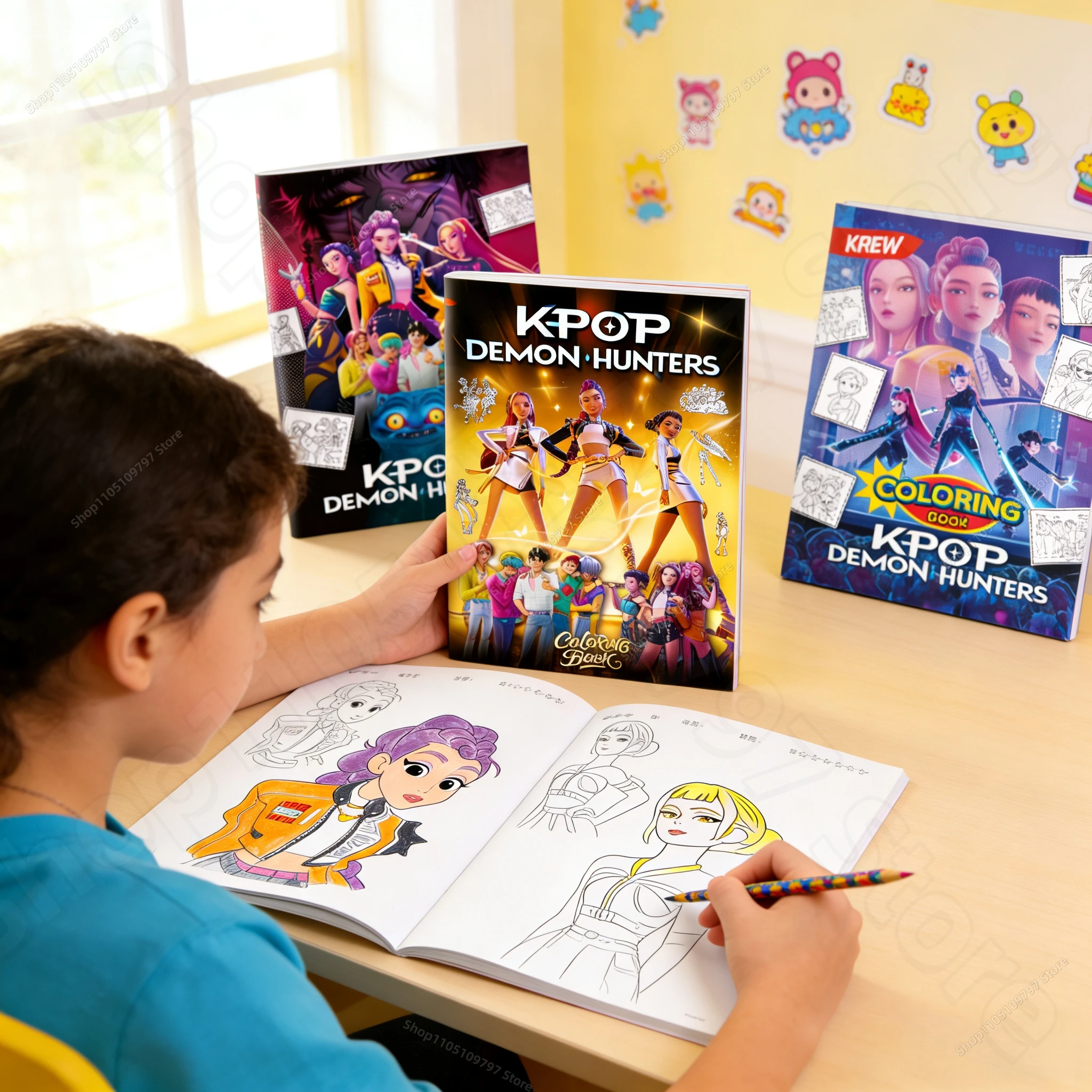 Kpop Demon Hunters Coloring Books Mystery Manga Sketchbook Huntrix Rumi Mira Zoey Painting Picture Drawing Book Girl Toys Gifts
Kpop Demon Hunters Coloring Books Mystery Manga Sketchbook Huntrix Rumi Mira Zoey Painting Picture Drawing Book Girl Toys Gifts