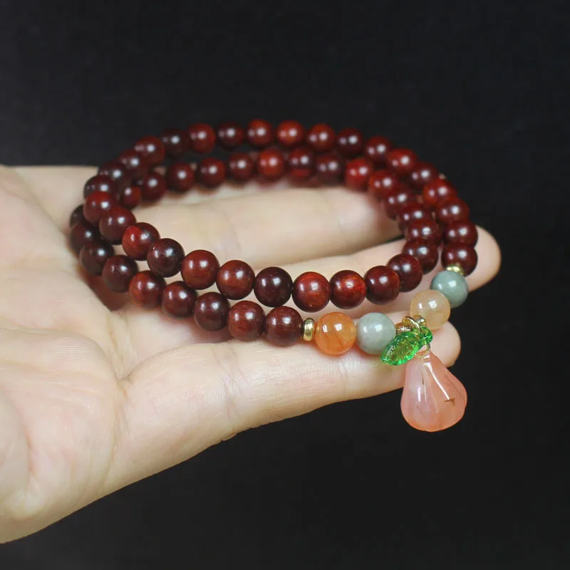 2026 Zambian Rosewood Blood Sandalwood 6mm Double Circle Bracelet Melon Pendant Women's Wenwan Jewelry DIY Prayer Beads Gifts
2026 Zambian Rosewood Blood Sandalwood 6mm Double Circle Bracelet Melon Pendant Women's Wenwan Jewelry DIY Prayer Beads Gifts