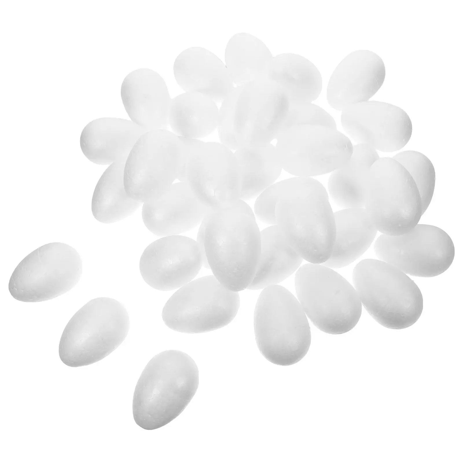 50Pcs White Foam Easter Eggs DIY Craft Supplies Smooth Surface for Painting Decorating Holiday Ornaments Festive Home Decor
50Pcs White Foam Easter Eggs DIY Craft Supplies Smooth Surface for Painting Decorating Holiday Ornaments Festive Home Decor