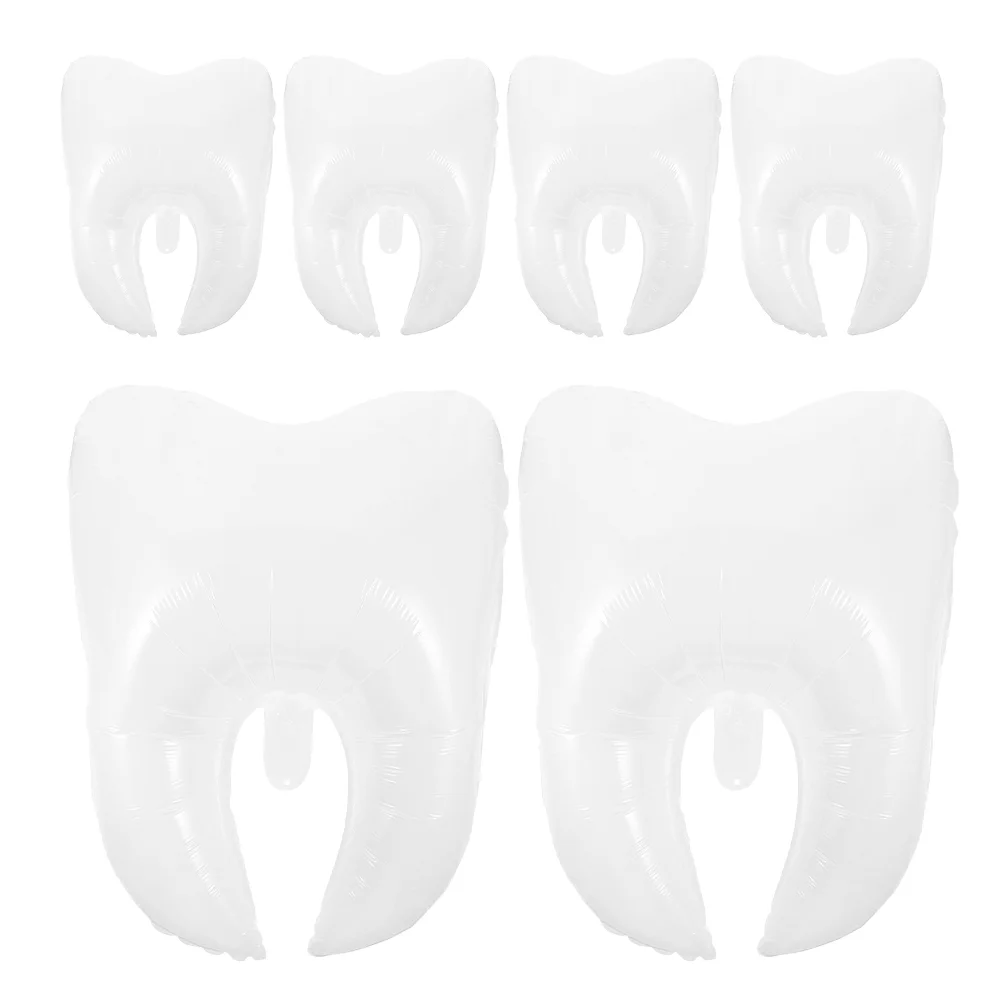 6 Pcs Tooth Balloon Decorative Balloons for Birthday Decorations Rose Shower Pe Inflatable
6 Pcs Tooth Balloon Decorative Balloons for Birthday Decorations Rose Shower Pe Inflatable