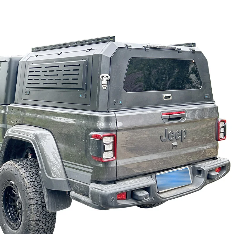Heavy-Duty Waterproof Aluminum Hardtop Tonneau Canopy - for Jeep Gladiator Pickup
Heavy-Duty Waterproof Aluminum Hardtop Tonneau Canopy - for Jeep Gladiator Pickup