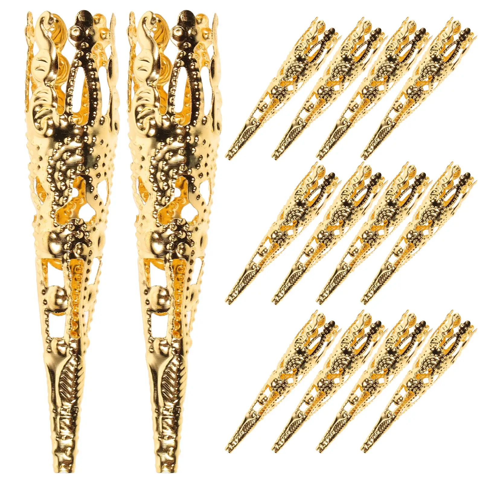 100pcs Long Hat Bead Caps Cones Filigree Beads Column Cap Accessories Jewelry Long Trumpet Flower Holder Making
100pcs Long Hat Bead Caps Cones Filigree Beads Column Cap Accessories Jewelry Long Trumpet Flower Holder Making