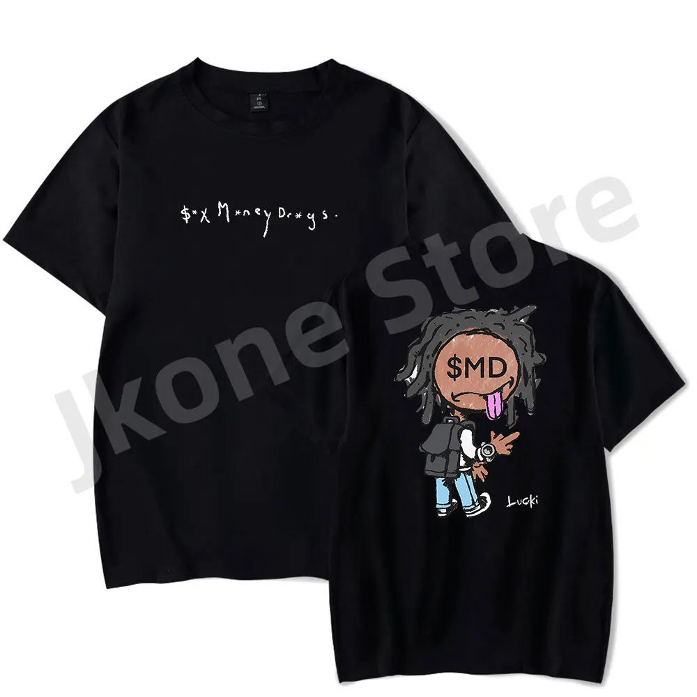 SMD Lucki футболки Rapper новый альбом Merch для женщин и мужчин Модная Повседневная Хип-Хоп футболка с коротким рукавом
SMD Lucki футболки Rapper новый альбом Merch для женщин и мужчин Модная Повседневная Хип-Хоп футболка с коротким рукавом