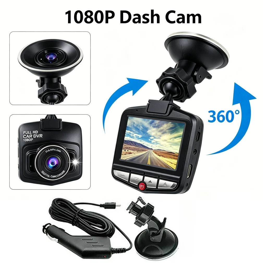 Dash Cam 1080P Car Driver Video Recorder DVR Car Camera Black Box With Rechargeable Dashcam Loop Recording Night Vision
Dash Cam 1080P Car Driver Video Recorder DVR Car Camera Black Box With Rechargeable Dashcam Loop Recording Night Vision