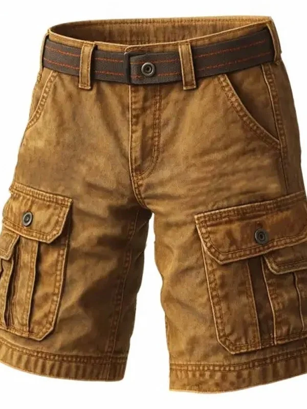 Men's Casual Cotton Work Shorts Summer City Walk Multi-Pocket Washed Comfortable Breathable Retro Style Five-Quarter Length
Men's Casual Cotton Work Shorts Summer City Walk Multi-Pocket Washed Comfortable Breathable Retro Style Five-Quarter Length